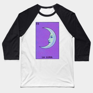 La Luna Loteria - Purple Baseball T-Shirt